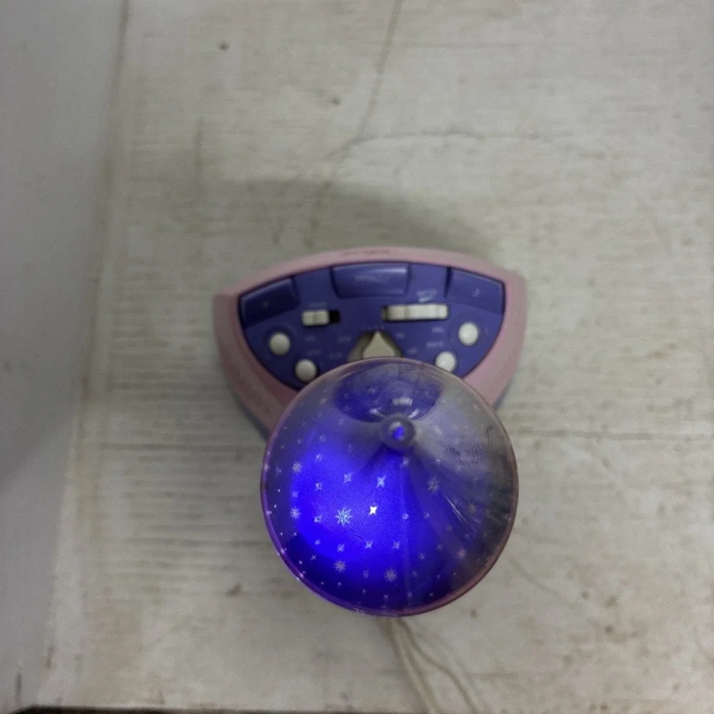 Disney Princess Alarm Clock Radio Star Light Castle Pink Everything WORKS Read